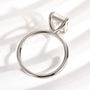 Louily Moissanite 3.5 Carat Emerald Cut Solitaire Engagement Ring - louilyjewelry
