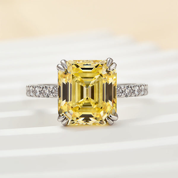 Louily Honorable Asscher Cut Engagement Ring