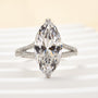 Louily Exquisite Split Shank Marquise Cut Engagement Ring - louilyjewelry