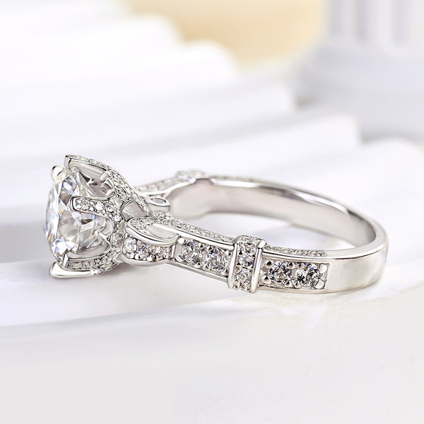 Louily Moissanite 2.0 Carat Engagement Ring For Women - louilyjewelry