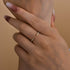 Louily Unique Yellow Gold Open Wedding Band In Sterling Silver - louilyjewelry