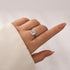Louily Moissanite Classic 2.0~3.0 Carat Round Cut Engagement Ring - louilyjewelry