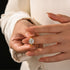 Moissanite 4.0 Ct Solitaire Round Cut Yellow Gold Promise Ring - louilyjewelry