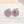 Louily Lovely Pink Stone Cushion Cut Women's Stud Earrings