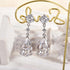 Louily Classic Pear Cut Women's Earrings In Sterling Silver - louilyjewelry