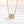 Louily Fashion Halo Design Emerald Cut Necklace In Sterling Silver