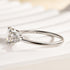 Louily Moissanite 1.2 CT Round Cut Promise Ring - louilyjewelry