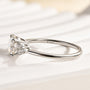 Louily Moissanite 1.2 CT Round Cut Promise Ring - louilyjewelry