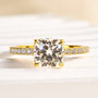 Louily Moissanite 2.0 Carat Cushion Cut Engagement Ring - louilyjewelry