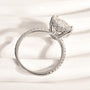 Moissanite Elegant 4.0 Carat Heart Cut Engagement Ring In Sterling Silver - louilyjewelry