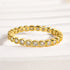 Louily Moissanite 0.5 Ct Round Cut Pave Wedding Band - louilyjewelry