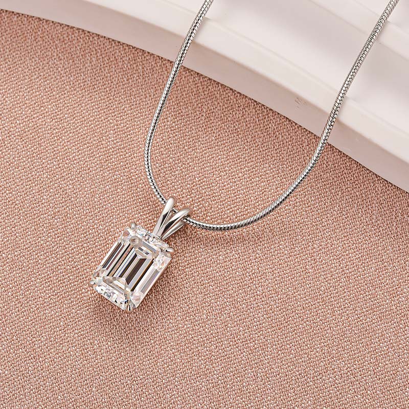 Louily Attractive Emerald Cut Necklace