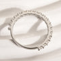 Louily Elegant Round Cut Eternity Wedding Band In Sterling Silver - louilyjewelry