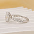 Luxe 4.0Ct Oval Cut Engagement Ring In Sterling Silver For Women - louilyjewelry
