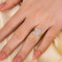 Louily Sparkle Cushion Cut Engagement Ring - louilyjewelry