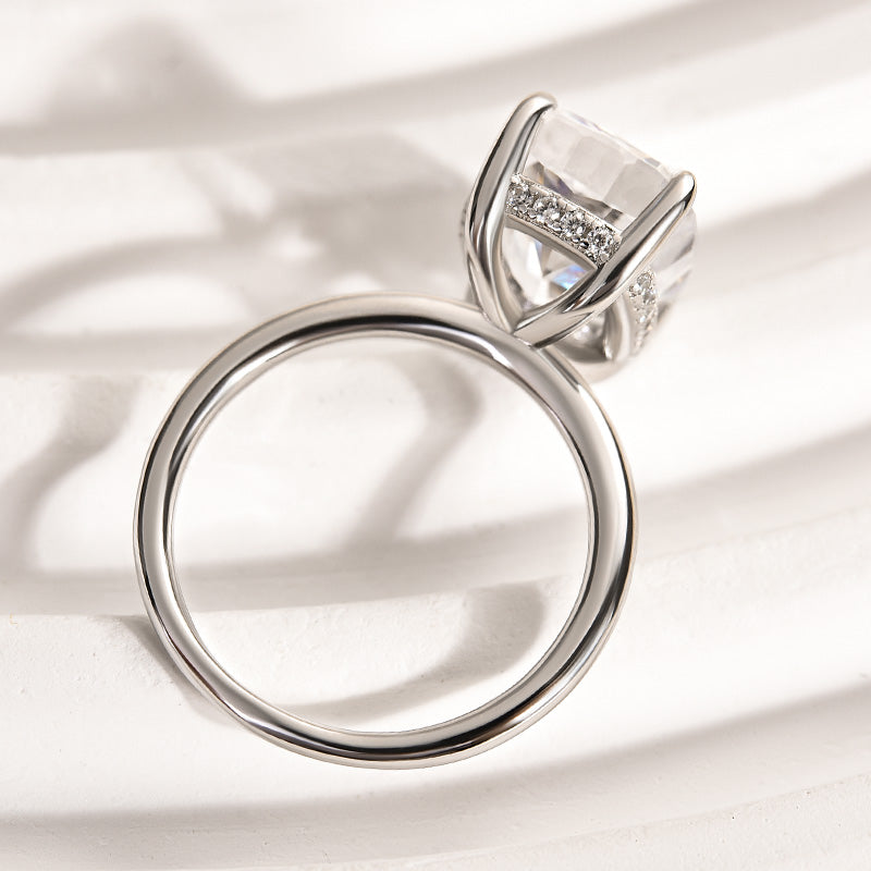 Louily Sparkle Cushion Cut Engagement Ring - louilyjewelry