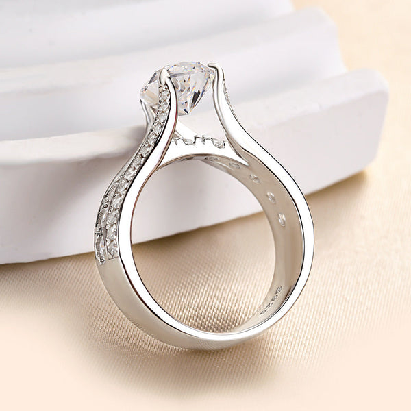 Louily Luxury Pear Cut Engagement Ring - louilyjewelry