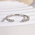 Louily Dainty Open Wedding Band In Sterling Silver - louilyjewelry