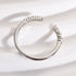 Louily Dainty Open Wedding Band In Sterling Silver - louilyjewelry