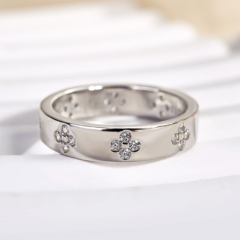 Louily Noble Yellow Gold Wide Wedding Band - louilyjewelry