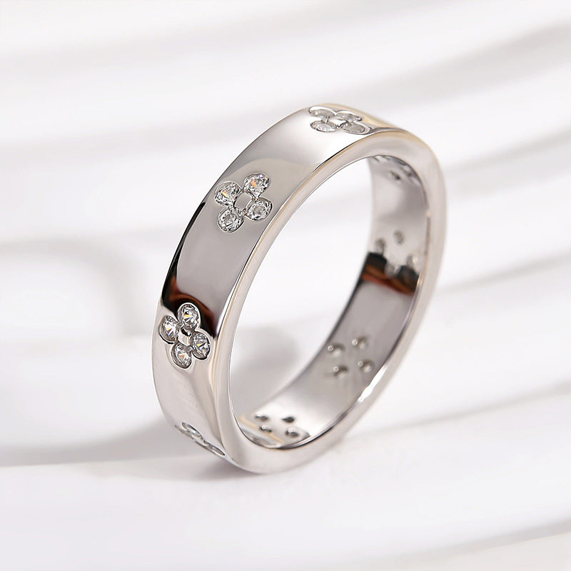 Louily Noble Yellow Gold Wide Wedding Band - louilyjewelry