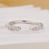 0.7Ct Classic Open Wedding Band In Sterling Silver - louilyjewelry