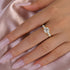 Louily Moissanite 2.0 Carat Cushion Cut Five Stone Engagement Ring - louilyjewelry