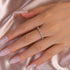 Louily Moissanite 0.2 Ct Round Cut Women's Wedding Band - louilyjewelry