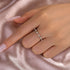 Louily Moissanite 0.2 Ct Round Cut Women's Wedding Band - louilyjewelry