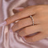 Louily Moissanite 0.2 Ct Round Cut Women's Wedding Band - louilyjewelry