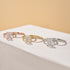 Radiant Cut Wedding Ring Sets in Three Gold Colors
