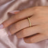 Louily Moissanite 0.5 Ct Round Cut Pave Wedding Band - louilyjewelry