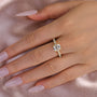 Louily Moissanite 2.0 Carat Cushion Cut Engagement Ring - louilyjewelry