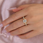 Louily Moissanite 2.0 Carat Cushion Cut Engagement Ring - louilyjewelry