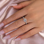 Louily Moissanite 2.0 Carat Cushion Cut Engagement Ring - louilyjewelry