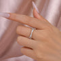 Louily Moissanite 2.0 Ct X Criss Cross Wedding Band - louilyjewelry