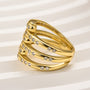 Louily Unique X Criss Cross Wedding Band For Women In Sterling Silver - louilyjewelry