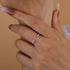 Louily Dainty Open Wedding Band In Sterling Silver - louilyjewelry