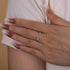 Louily Dainty Open Wedding Band In Sterling Silver - louilyjewelry