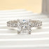 Louily Classic Square Princess Cut Engagement Ring For Women - louilyjewelry