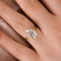 Louily Moissanite Classic 4.0 Carat Oval Cut Engagement Ring - louilyjewelry