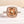 Louily Elegant Rose Gold Halo Cushion Cut Champagne Engagement Ring In Sterling Silver