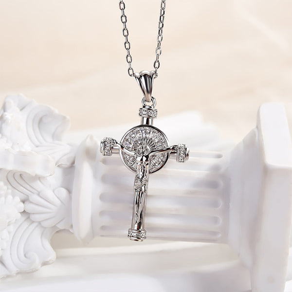 Louily Unique Round Cut Wedding Set For Women In Sterling Silver