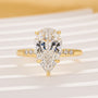 Classic 4.0Ct Pear Cut Engagement Ring Promise Ring For Her - louilyjewelry