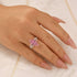 4.0 Ct Marquise Cut Pink Stone Engagement Ring - louilyjewelry