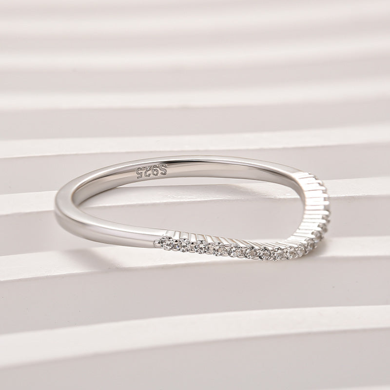 Louily Special Pave Wedding Band - louilyjewelry