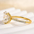 Louily Moissanite 4.0 Carat Oval Cut Engagement Ring - louilyjewelry