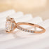 Louily Moissanite 4.0 Carat Oval Cut Engagement Ring - louilyjewelry