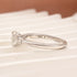 1.0Ct Three Stone Round Cut Moissanite Ring in S925 Sterling Silver - louilyjewelry
