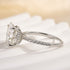 Louily Moissanite 4.0 Carat Oval Cut Engagement Ring - louilyjewelry